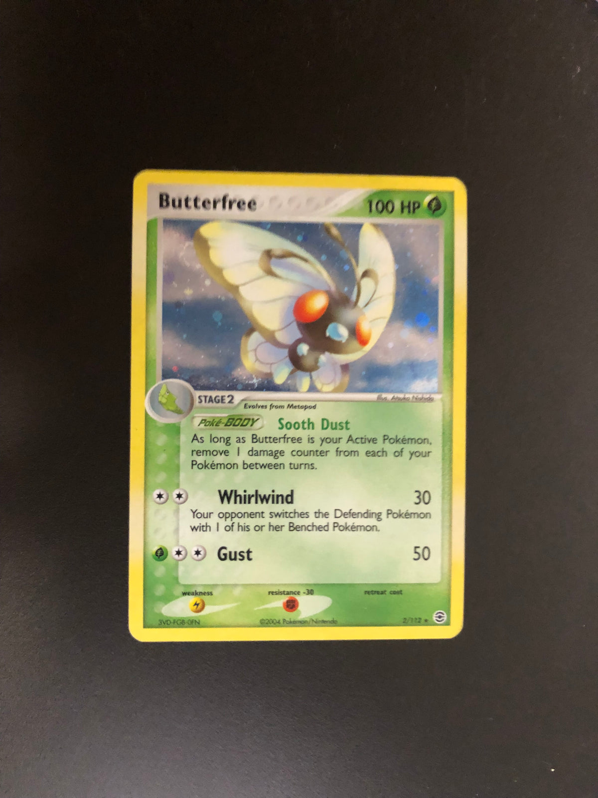 Pokemon Karte Revers Smettbo 2/112 Englisch