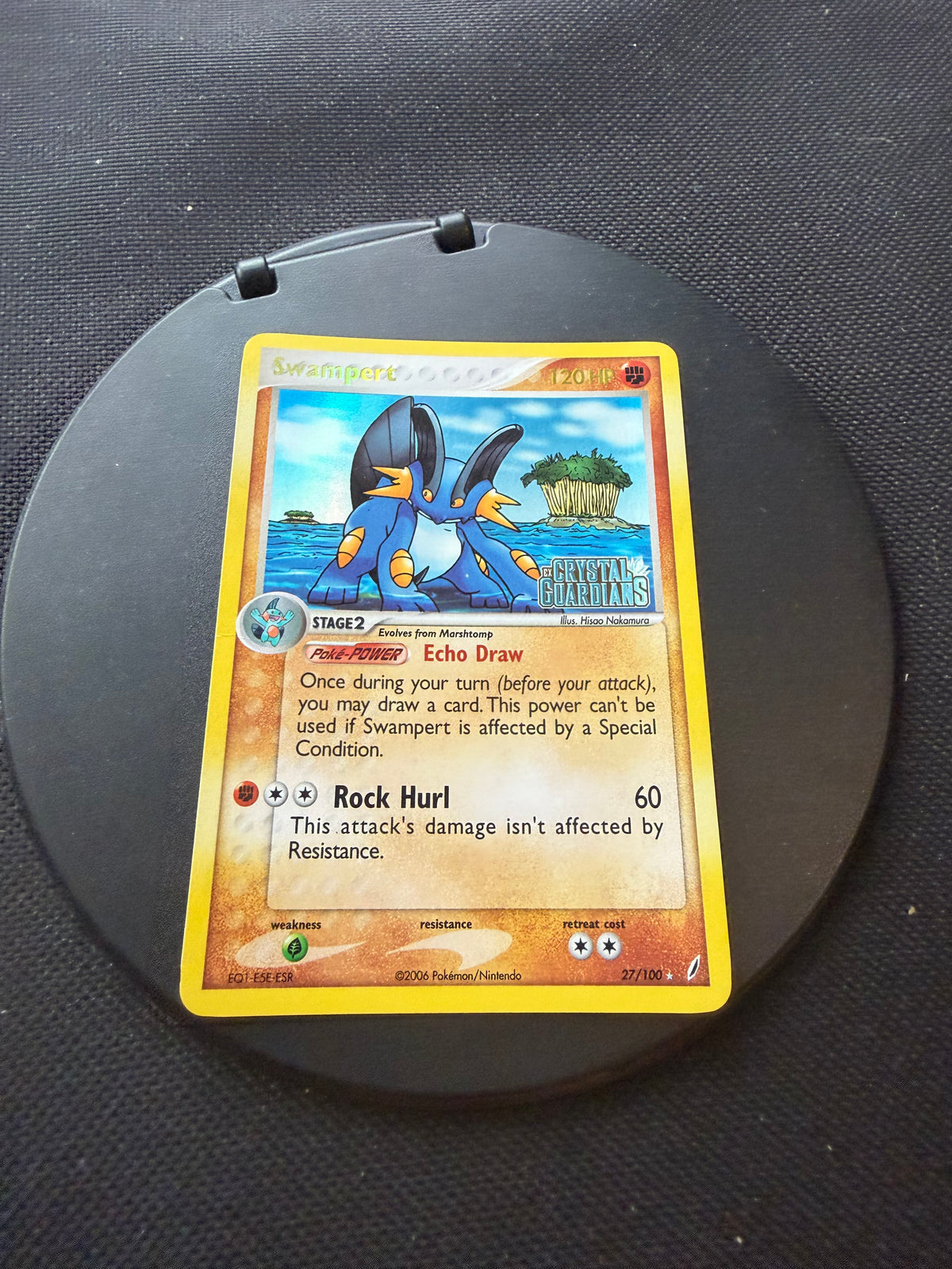 Pokemon Karte Stamp Sumpex 27/100 Deutsch