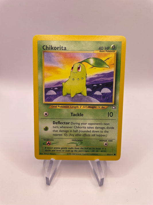 Pokemon Karte Endivie Neo Genesis 53/111 Englisch