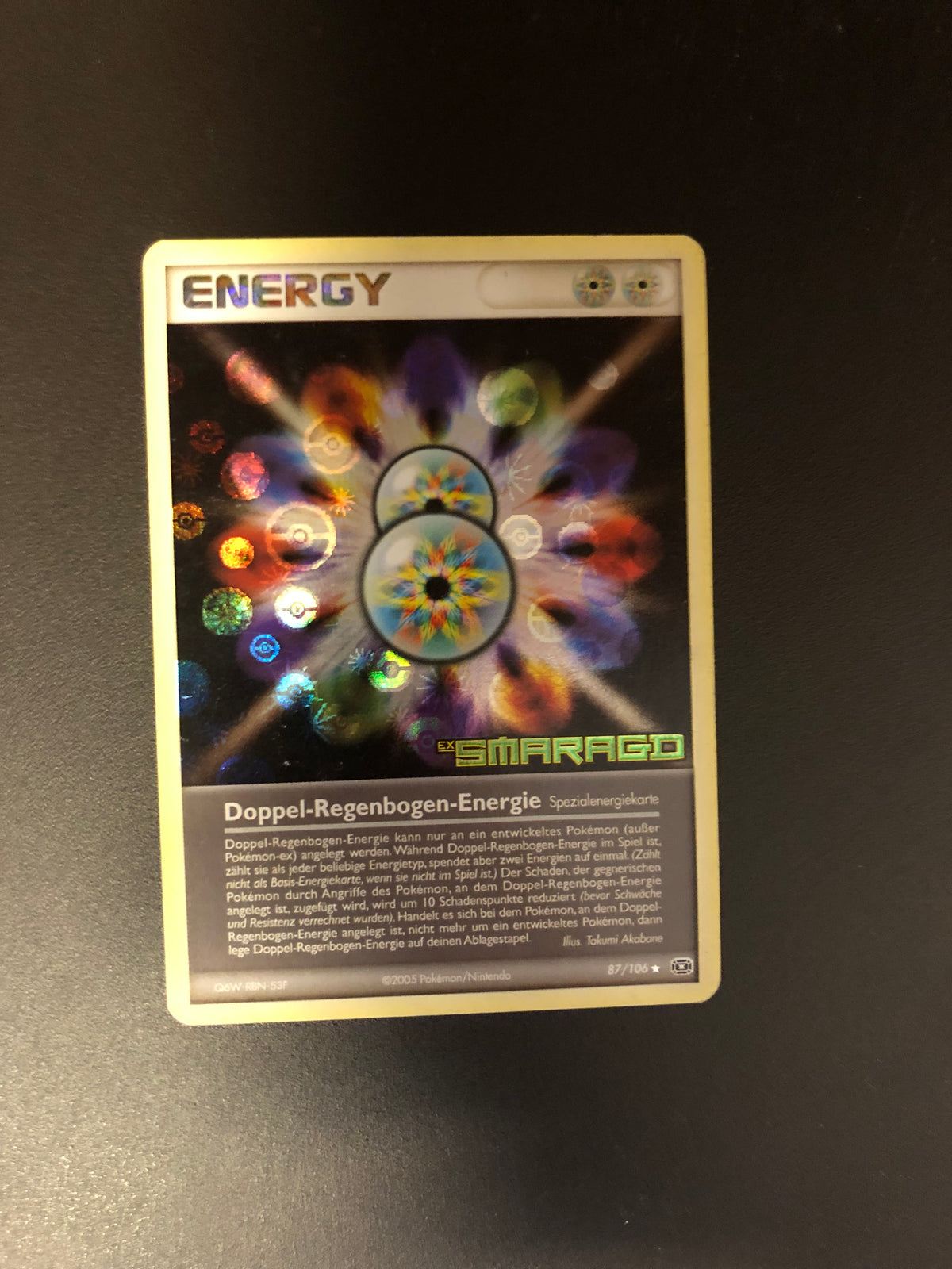 Pokemon Karte Revers Stamp Energy 87/106 Deutsch