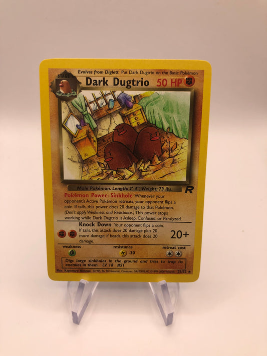 Pokemon Karte Rocket Dunkles Digdri 23/82 Englisch