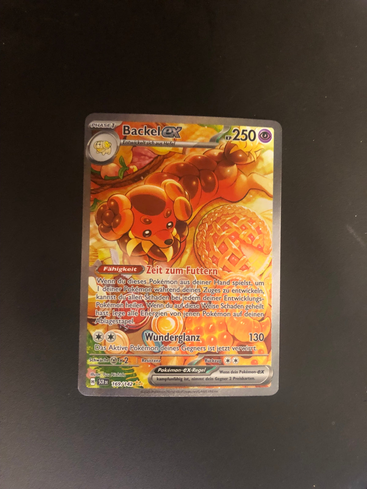 Pokemon Karte Ex Alt Art Backel 169/142 Deutsch