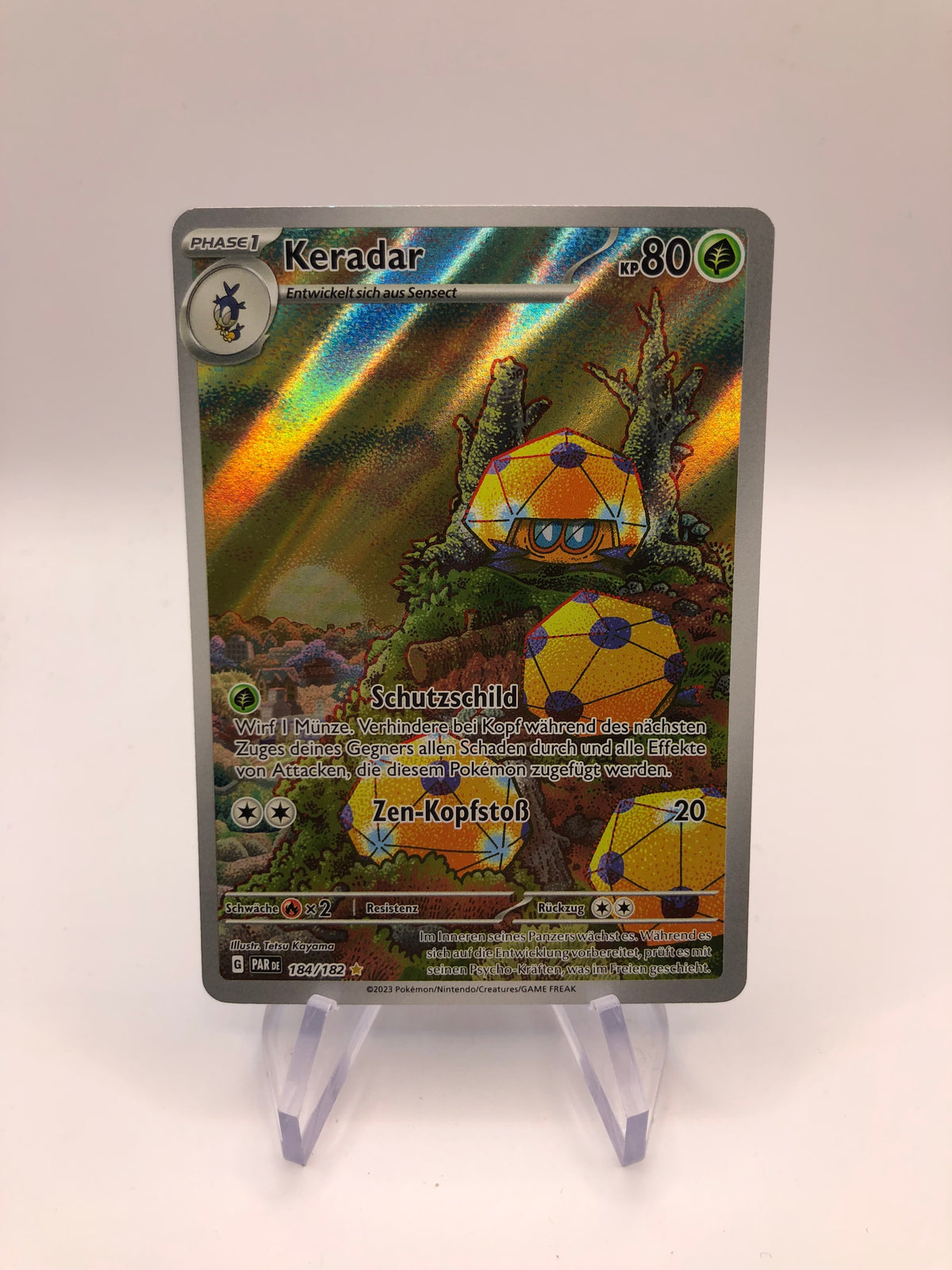 Pokemon Karte Art-Rare Keradar 184/182 Deutsch
