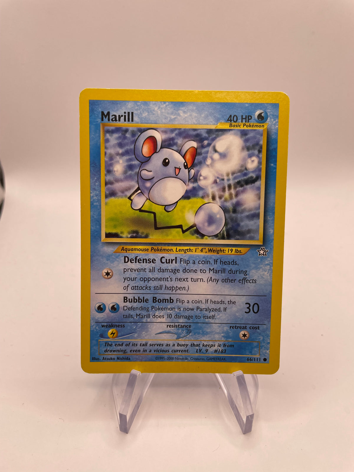 Pokemon Karte Neo Genesis Marill 66/111 Englisch