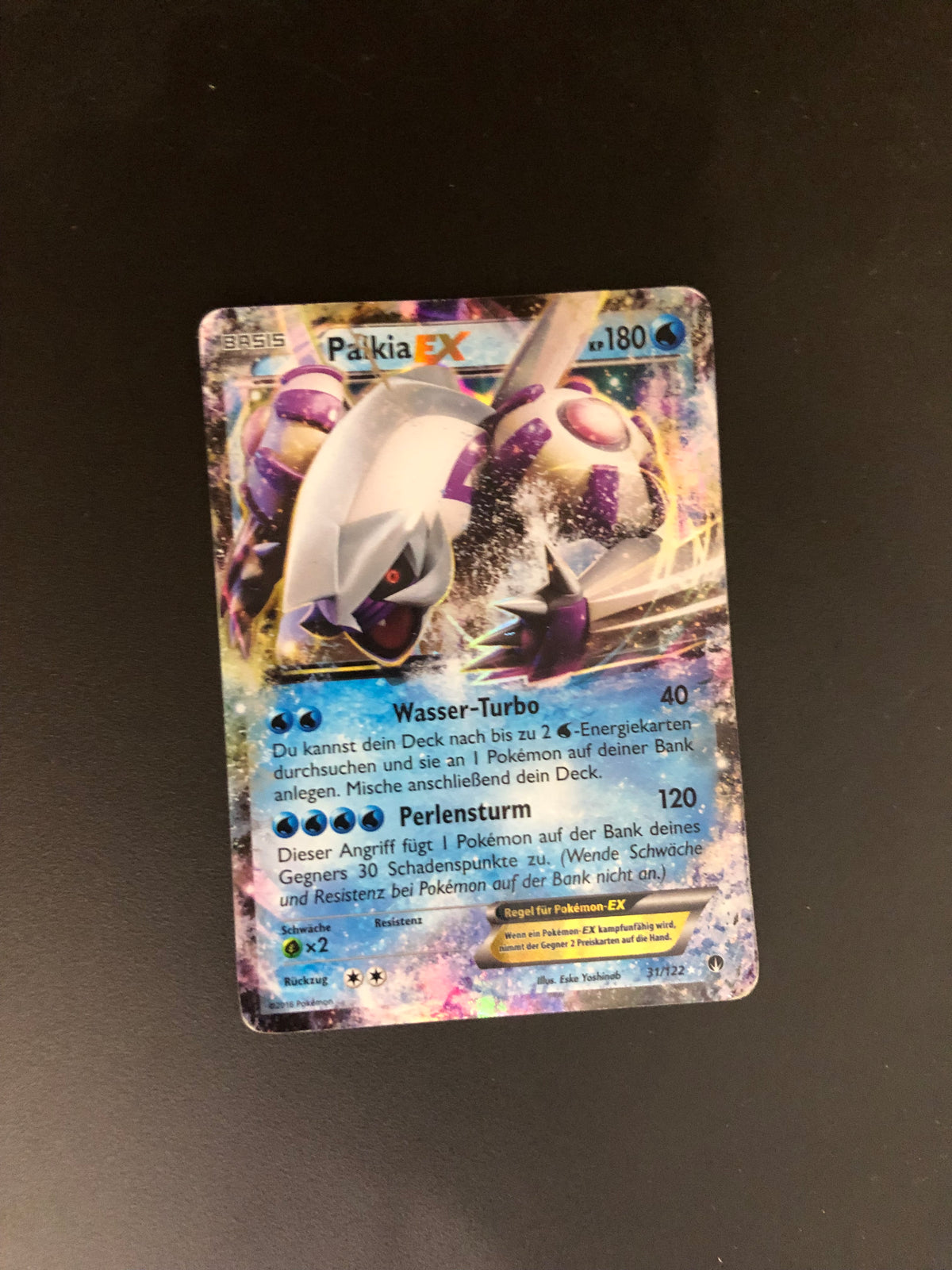 Pokemon Karte EX Palkia 31/33 Deutsch