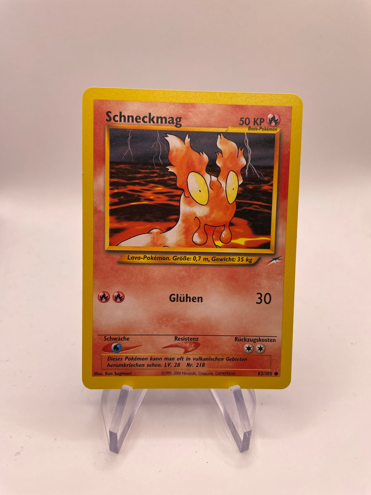 Pokemon Karte Neo Destiny Schneckmag 82/105 Deutsch