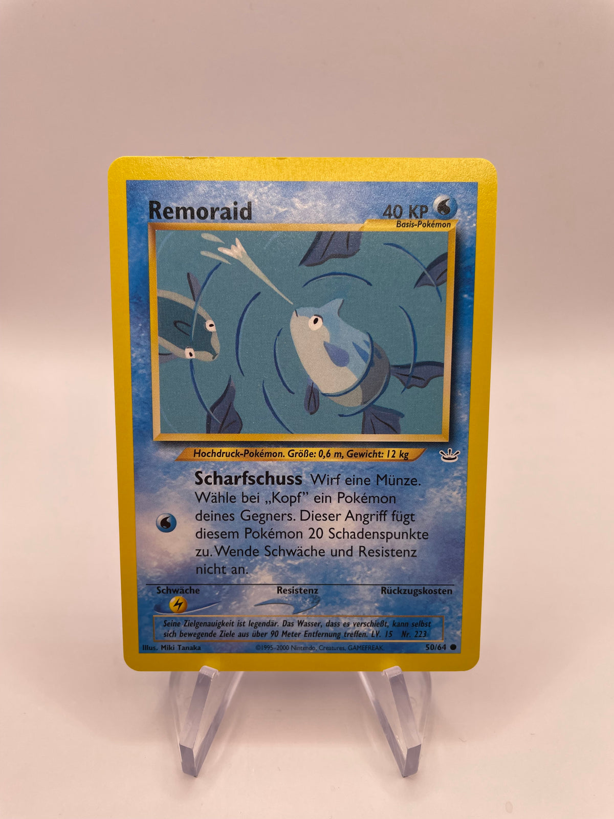 Pokemon Karte Neo Revelution Remoraid 50/64 Deutsch