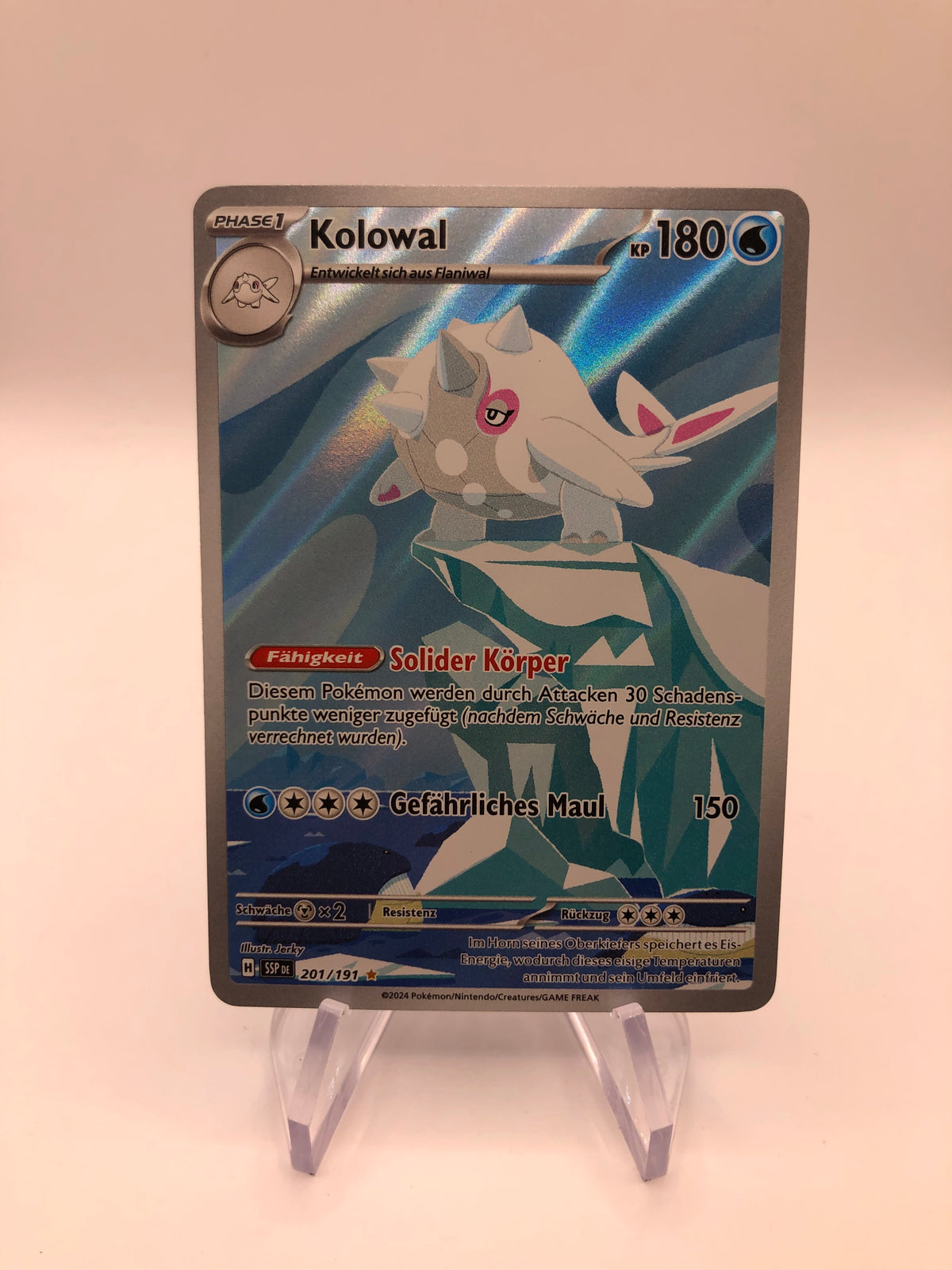 Pokemon Karte Art-Rare Kolowal 201/191 Deutsch