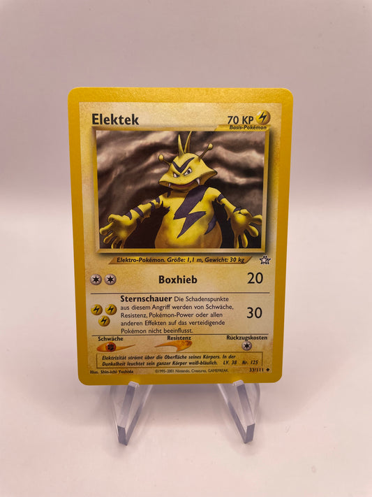 Pokemon Karte Elektek Neo Genesis 33/111 Deutsch