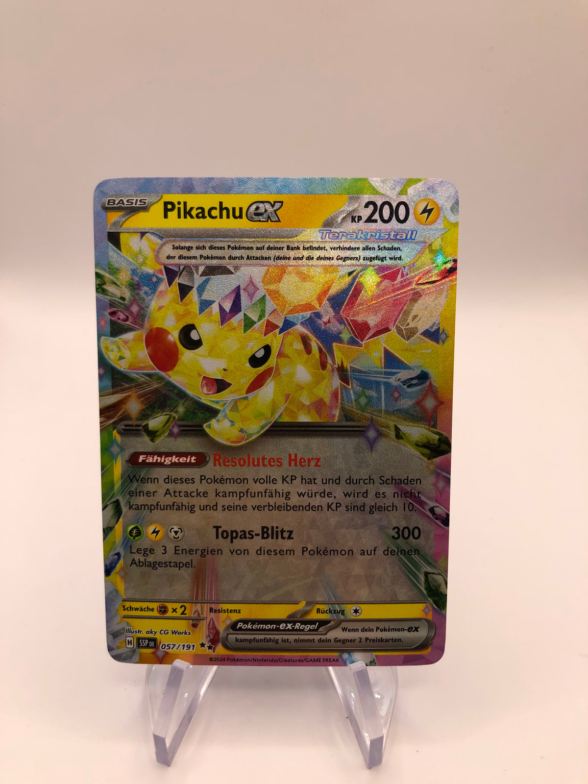 Pokemon Karte EX Pikachu 57/191 Deutsch