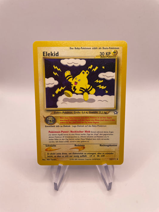 Pokemon Karte Elekid Neo Genesis 22/111 Deutsch