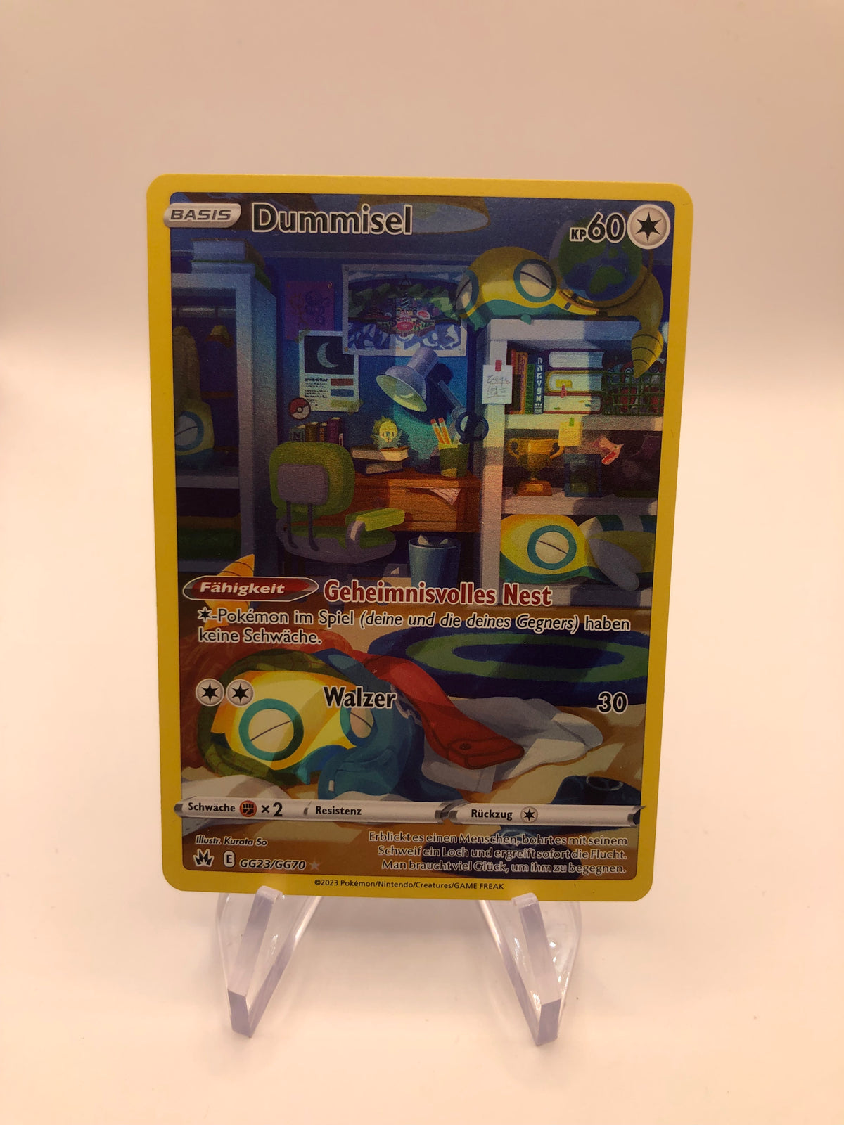 Pokemon Karte Art-Rare Dummisel GG23/GG70 Deutsch