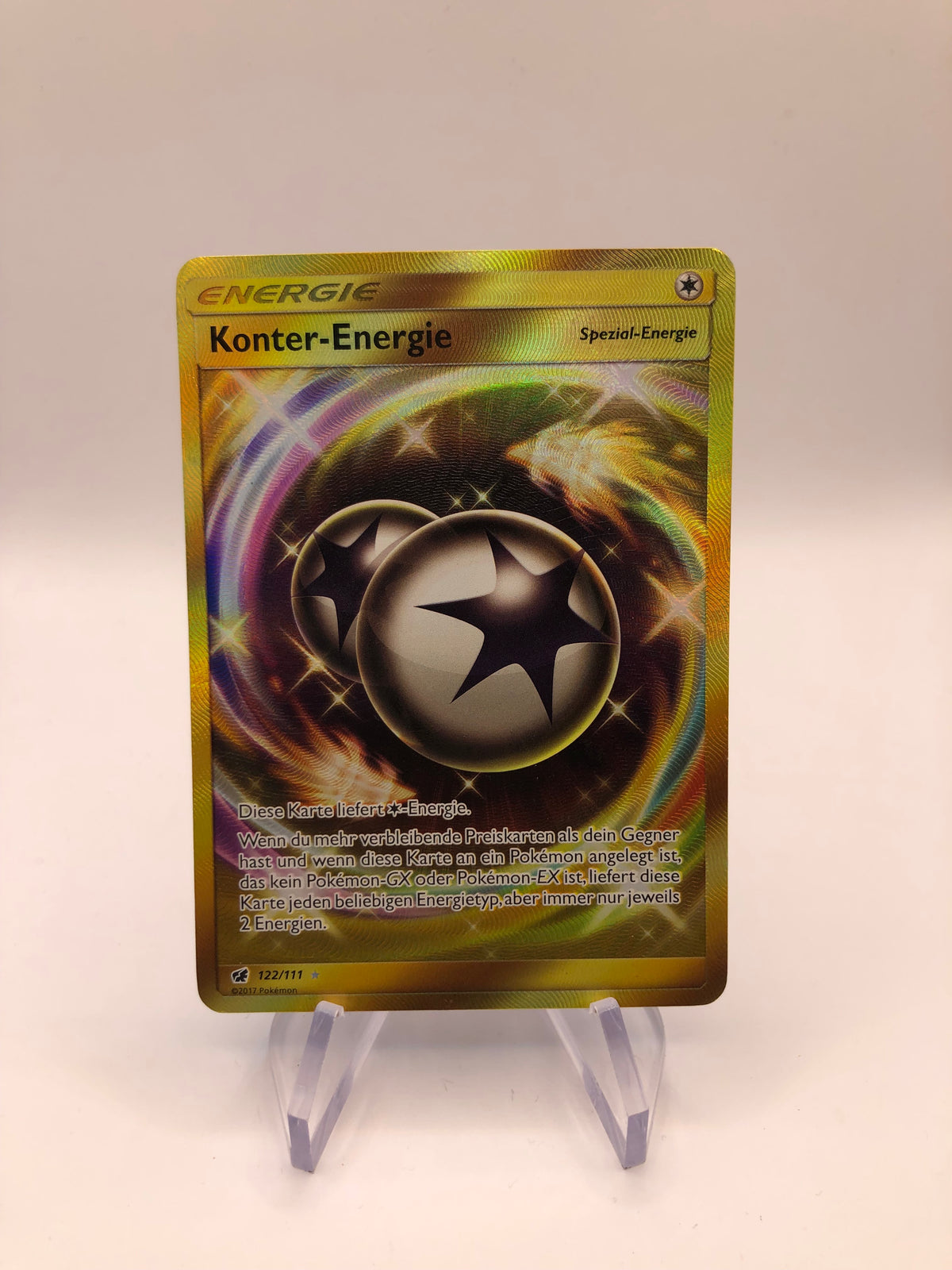 Pokemon Karte Gold Energie Konter-Energie 122/111 Deutsch