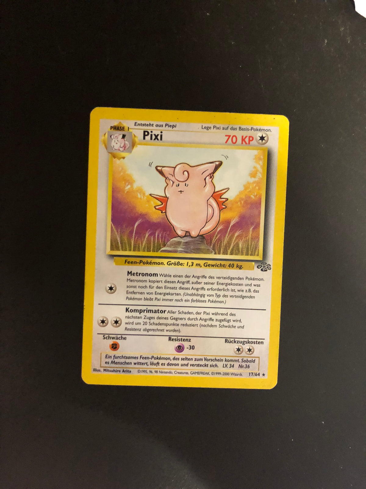 Pokemon Karte Pixi 17/64 Deutsch