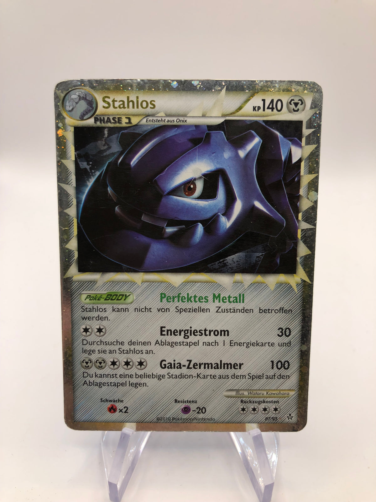 Pokemon Karte Holo Prime Stahlos 87/95 Deutsch