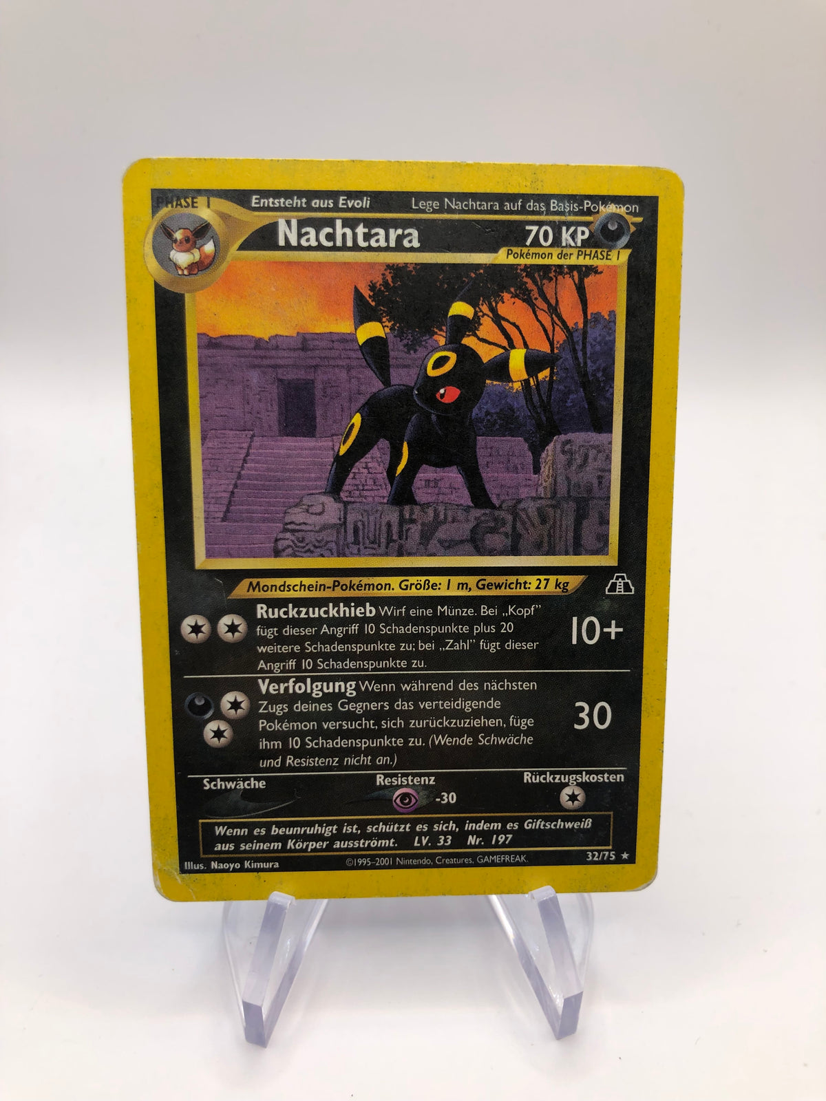 Pokemon Karte Nachtara 32/75 Deutsch