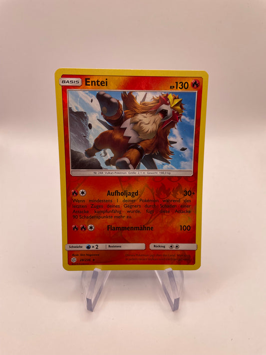 Pokemon Karte Reverse Entei 28/236