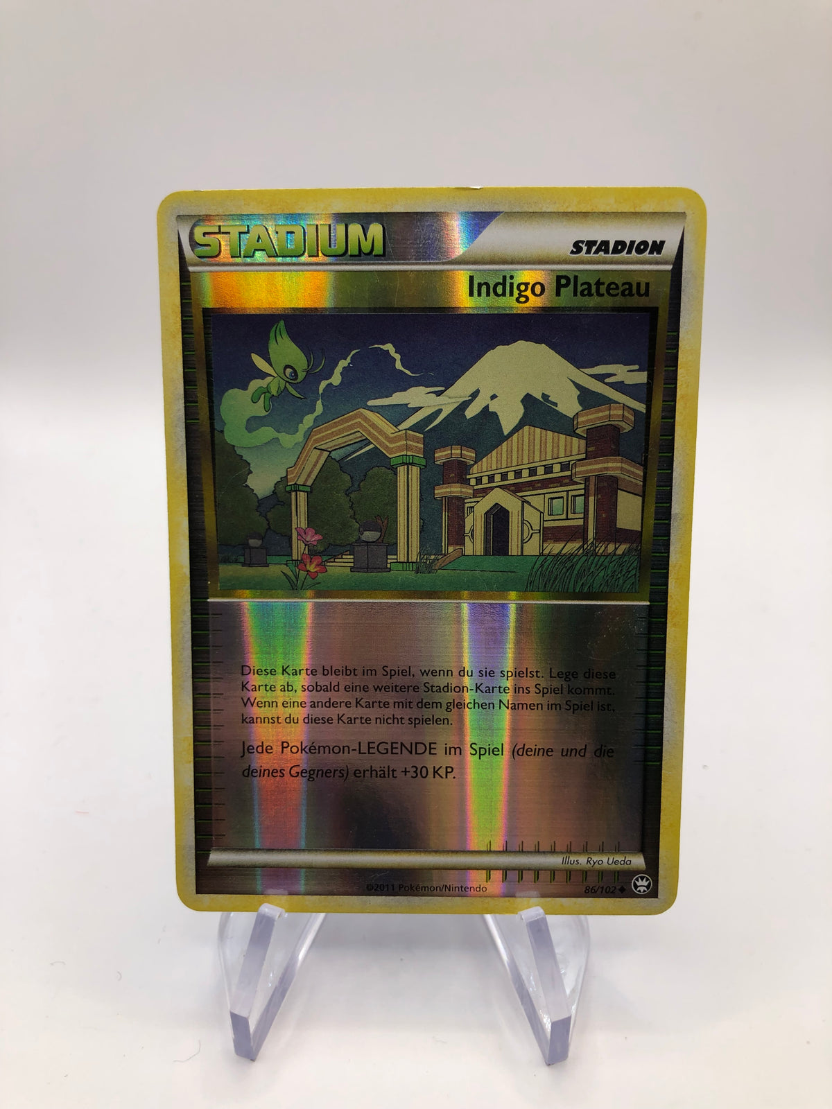Pokemon Karte Revers Indigo Plateau 86/102 Deutsch