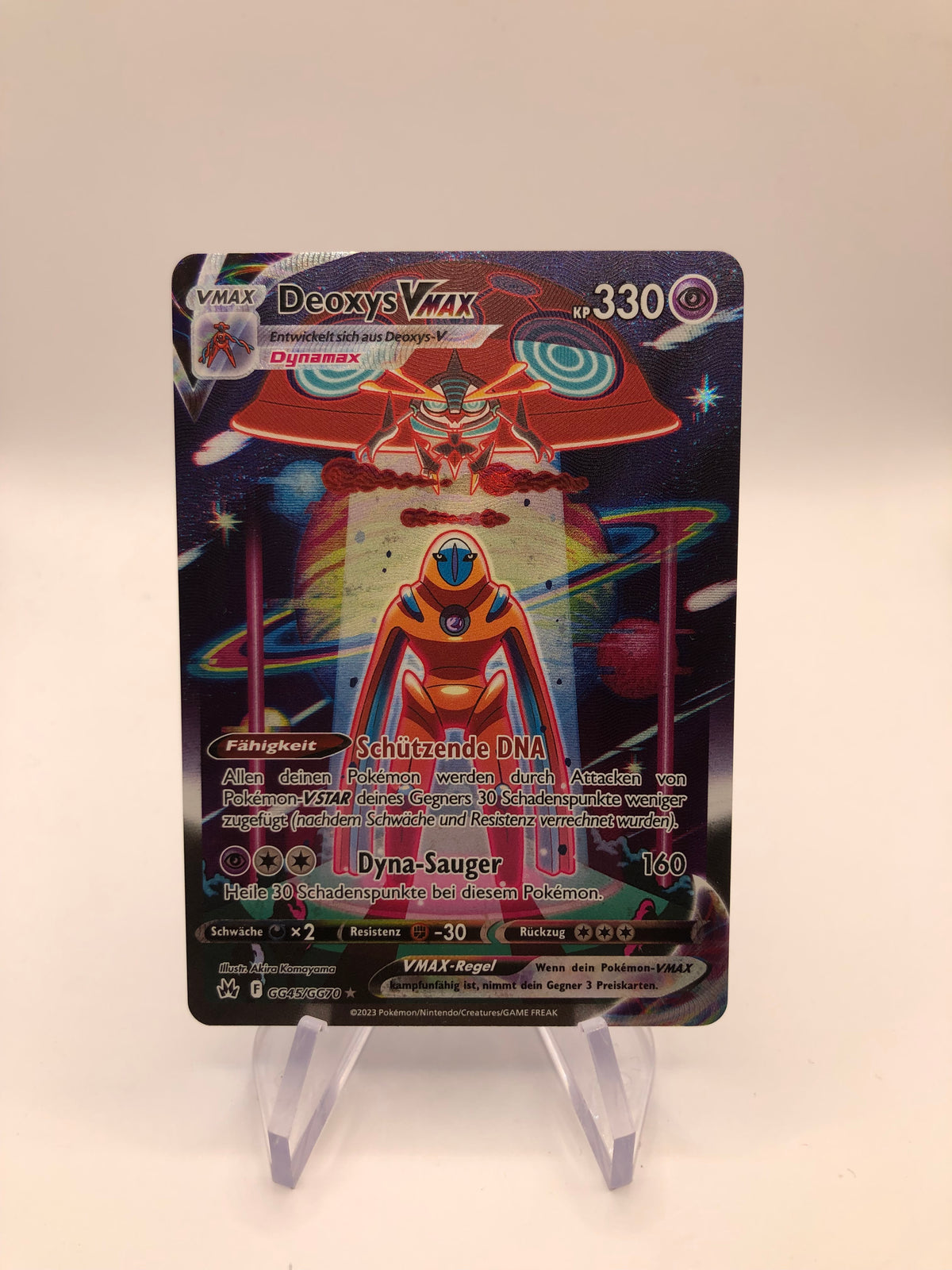 Pokemon Karte Vmax Alt-Art Deoxys GG45/GG70 Deutsch