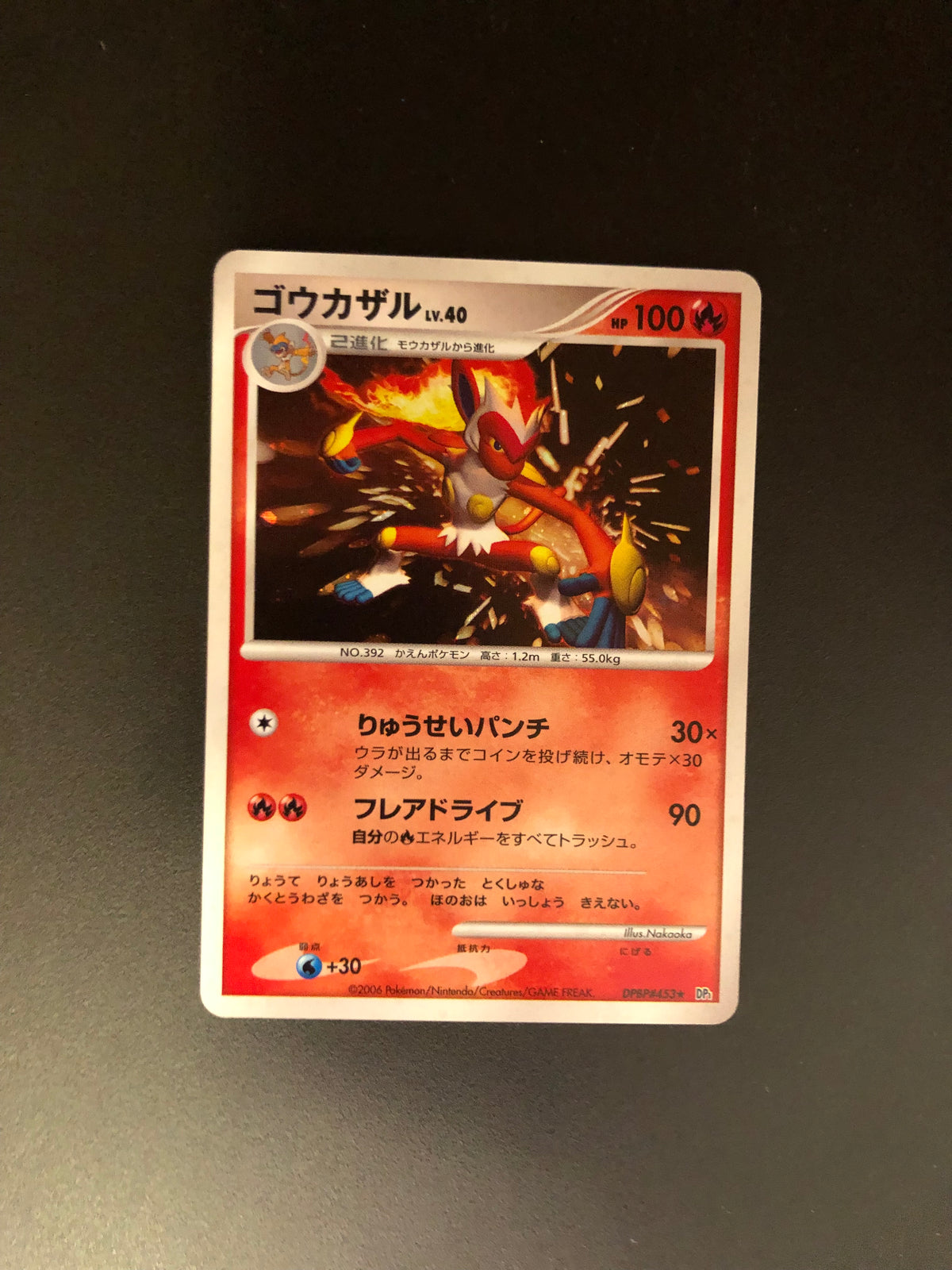 Pokemon Karte Holo Panferno DPBP#453 Japanisch