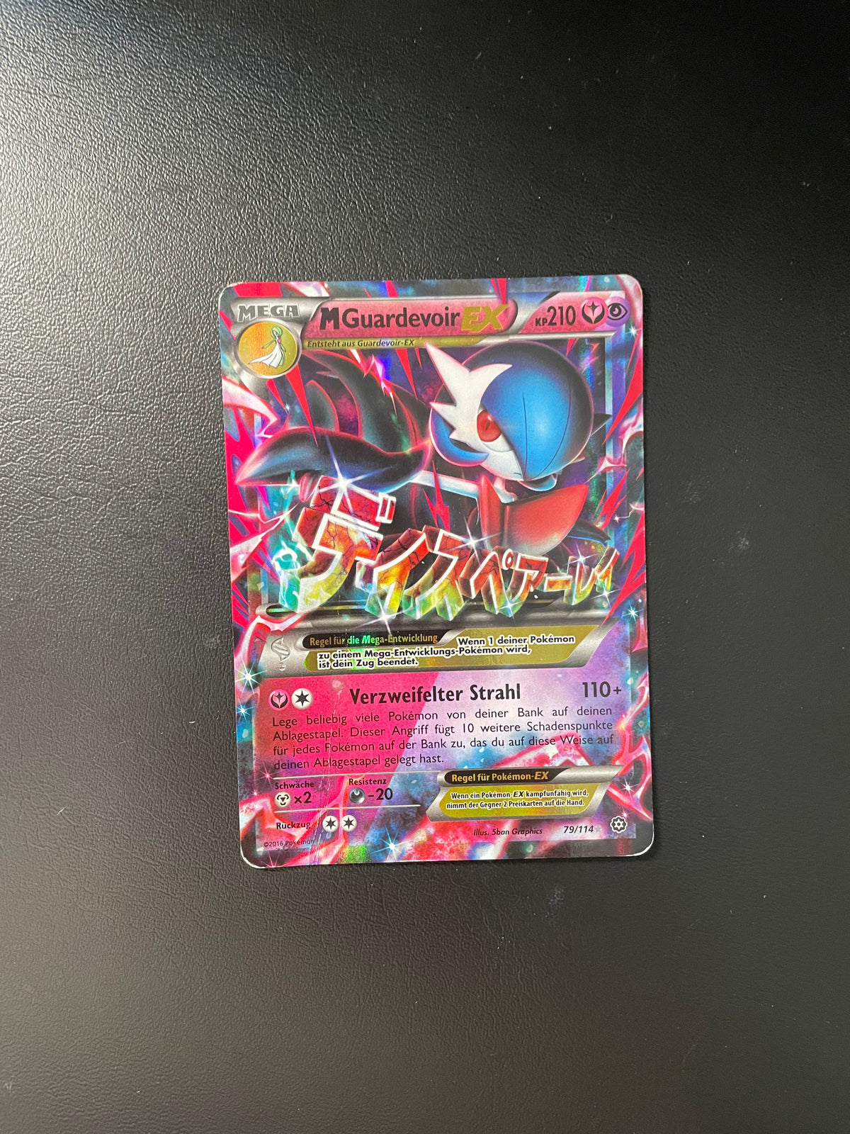 Pokemon Karte Mega EX Guardevoir 79/114 Deutsch