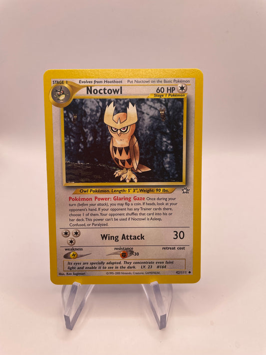 Pokemon Karte Noctuh Neo Genesis 42/111 Englisch