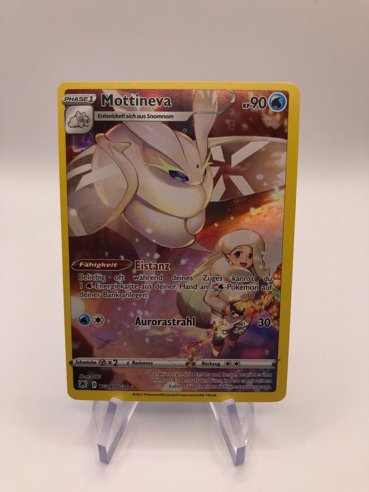 Pokemon Karte Art-Rare Mottineva TG04/TG30 Deutsch