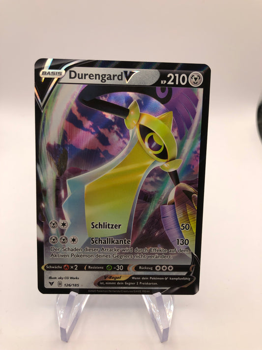Pokemon Karte V Durengard 126/185 Deutsch