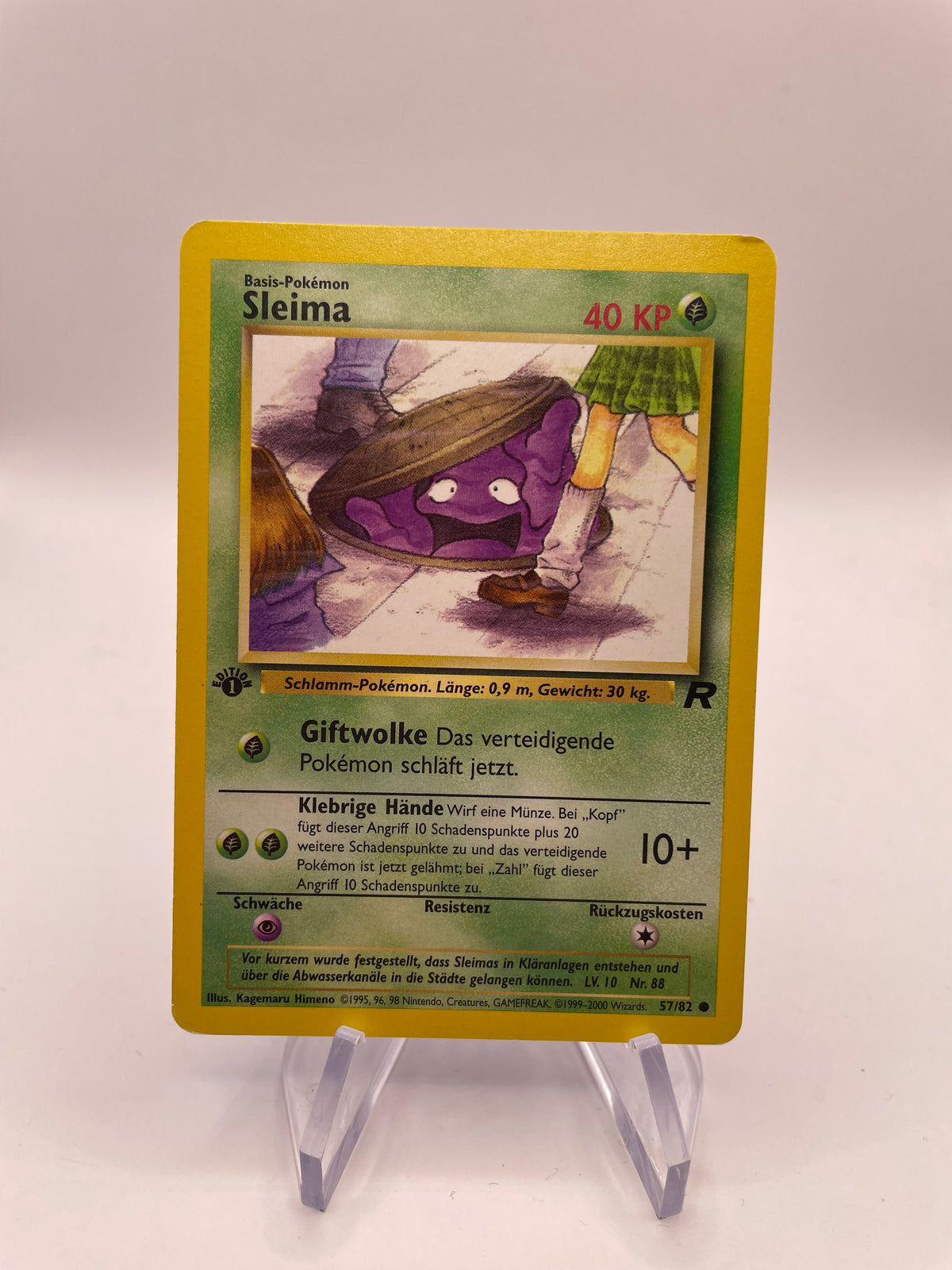 Pokemon Karte Rocket Sleima 57/82 Deutsch