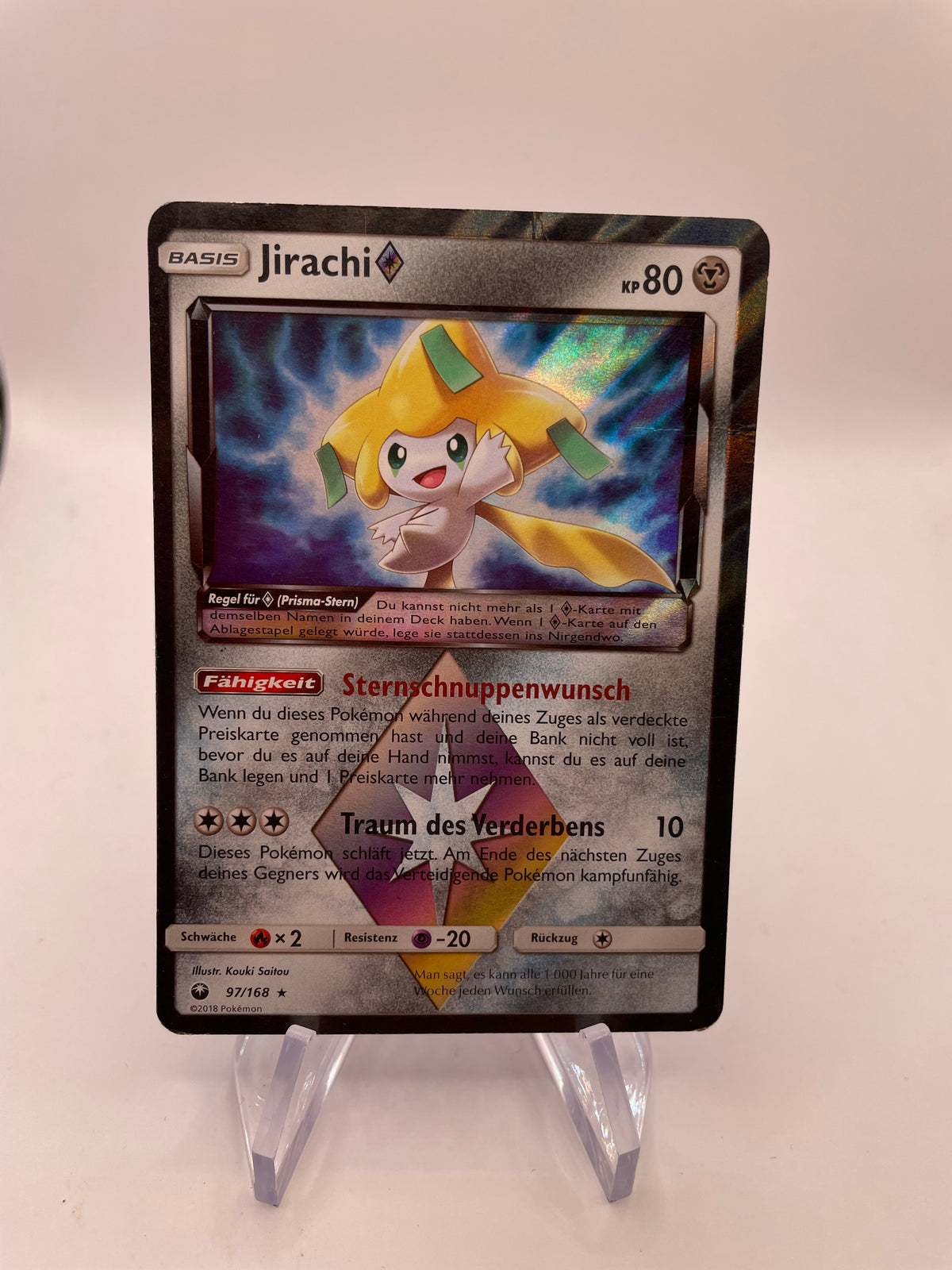Pokemon Karte Revers Jirachi 97/168 Deutsch