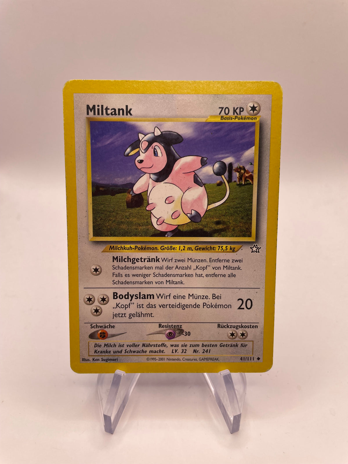 Pokemon Karte Neo Genesis Miltank 41/111 Deutsch