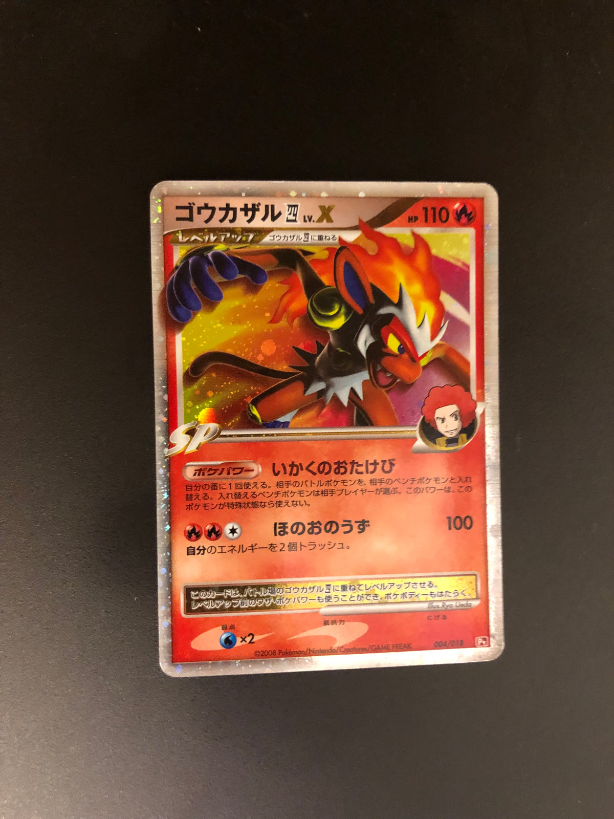 Pokemon Karte Lv.X Panferno 4/18 Japanisch