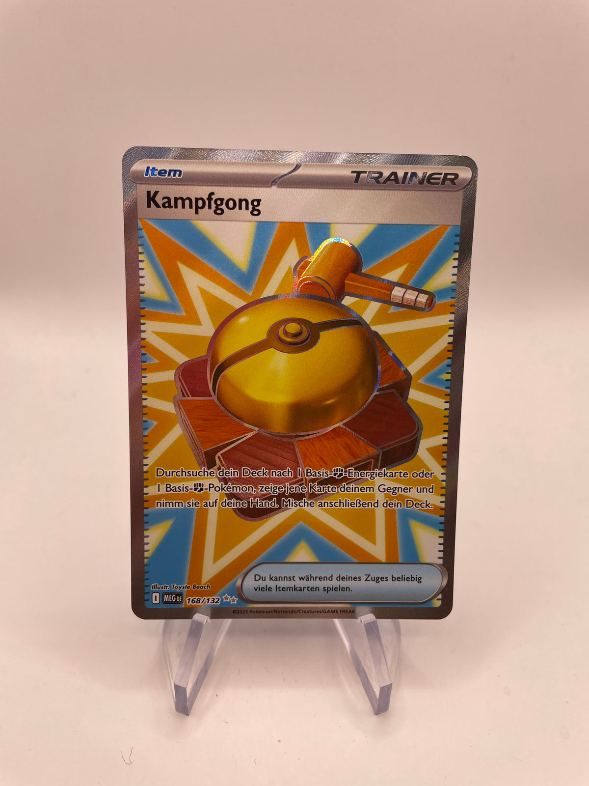 Pokémon Karte Trainer Kampfgong 168/132 Deutsch