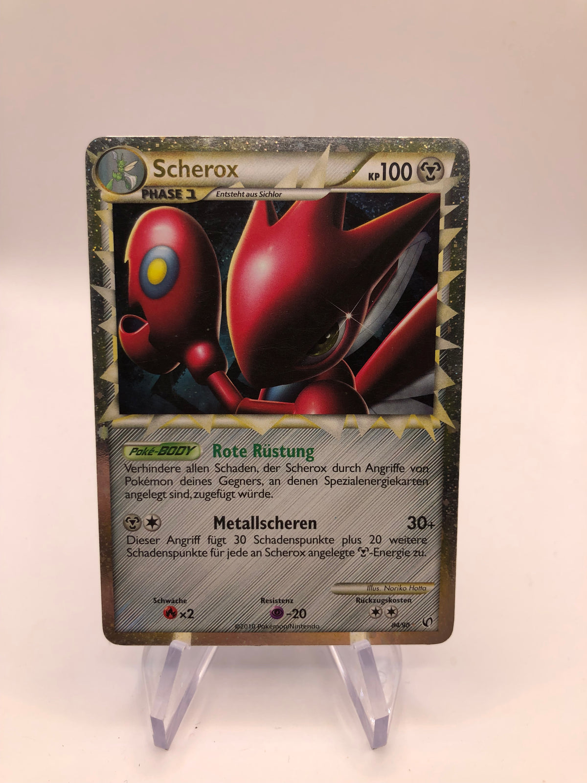 Pokemon Karte Holo Prime Scherox 84/90 Deutsch