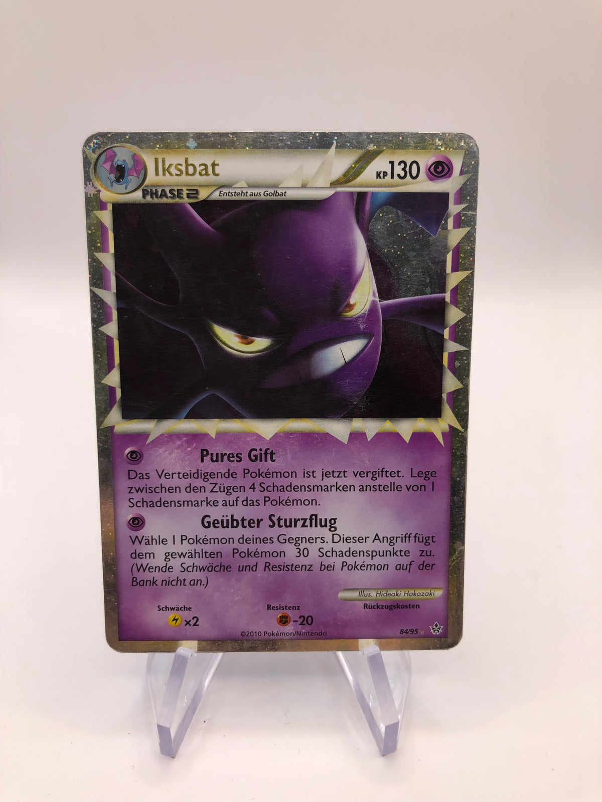 Pokemon Karte Holo Prime Iksbat 84/95 Deutsch