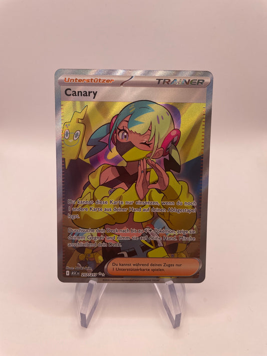 Pokemon Karte Trainer Canary 257/217 Deutsch