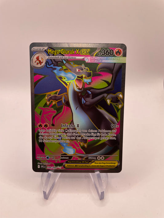 Pokemon Karte Ex Mega Glurak 109/94 Deutsch