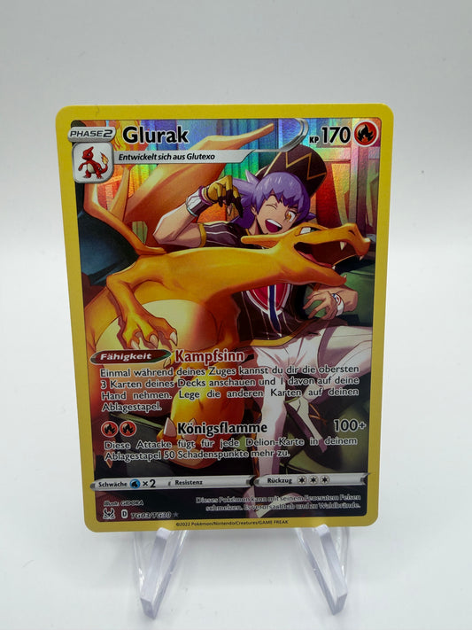 Pokemon Karte Art Rare Glurak TG03/TG30 Deutsch
