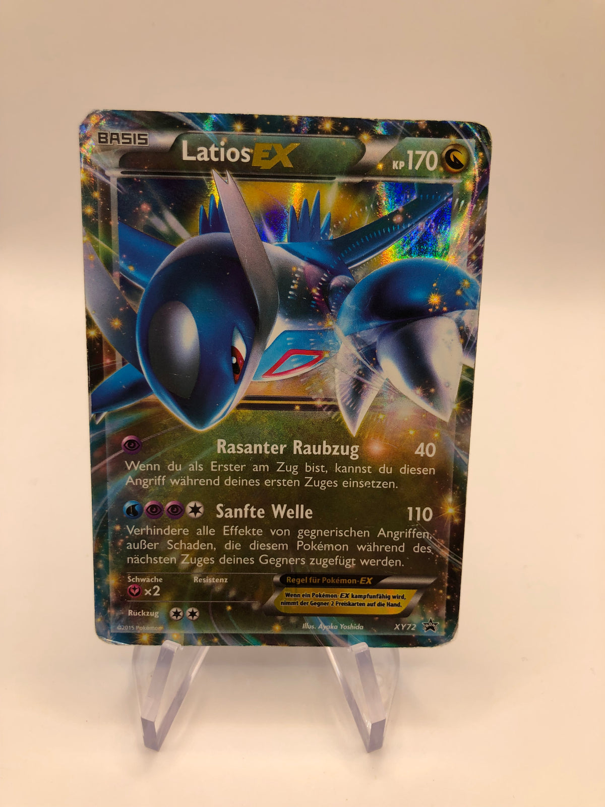 Pokemon Karte Promo EX Latios XY72 Deutsch