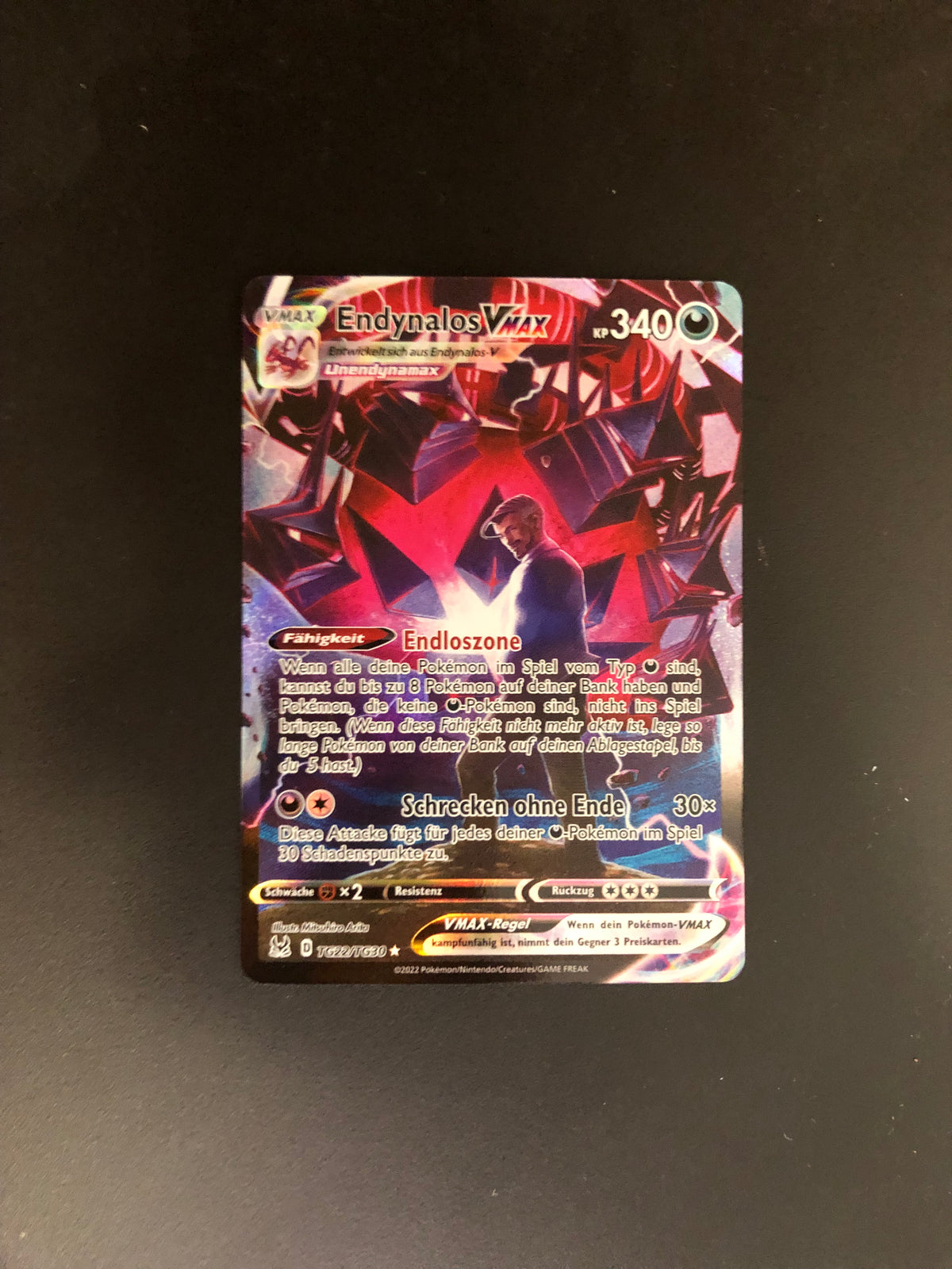 Pokemon Karte Vmax Endynalos TG22/TG30 Deutsch