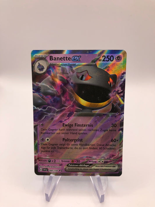 Pokemon Karte Ex Banette 88/198 Deutsch