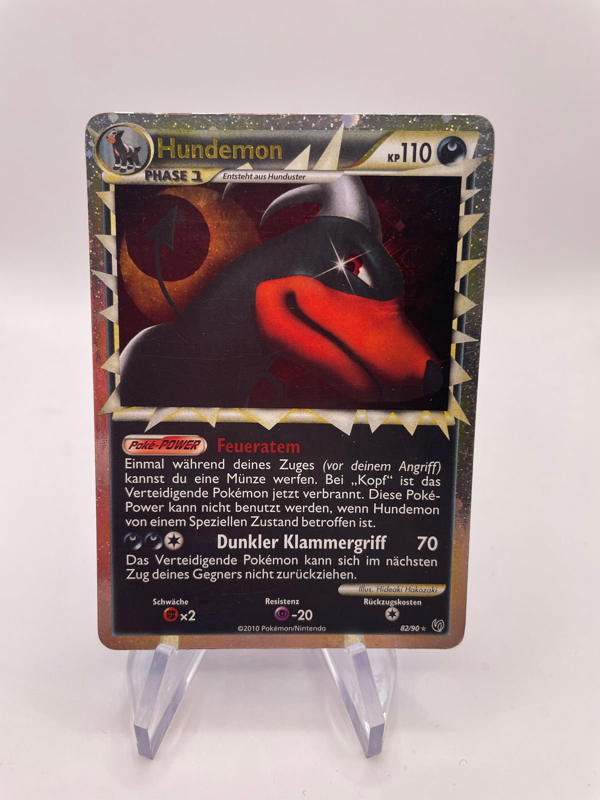 Pokemon Karte Prime Hundemon 82/90 Deutsch