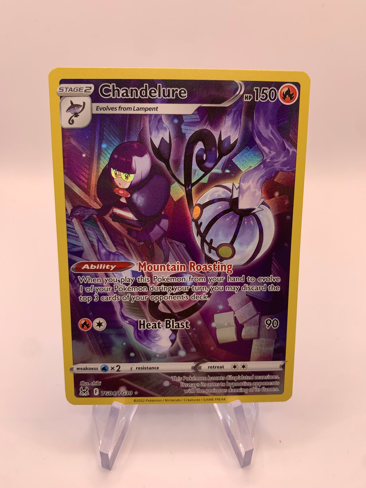 Pokemon Karte Art-Rare Skelabra Tg04/TG30 Englisch