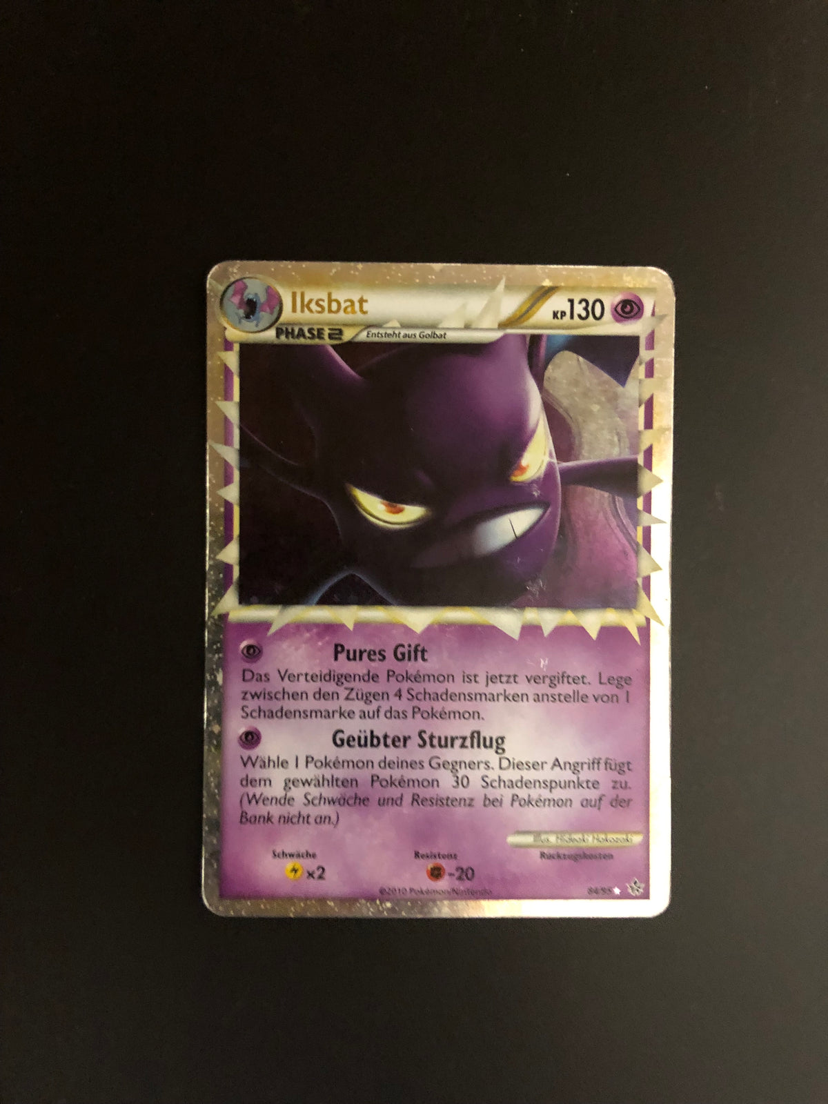 Pokemon Karte Holo Prime Iksbat 84/95 Deutsch