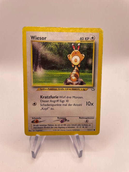 Pokemon Karte Neo Genesis Wiesor 71/111 Deutsch