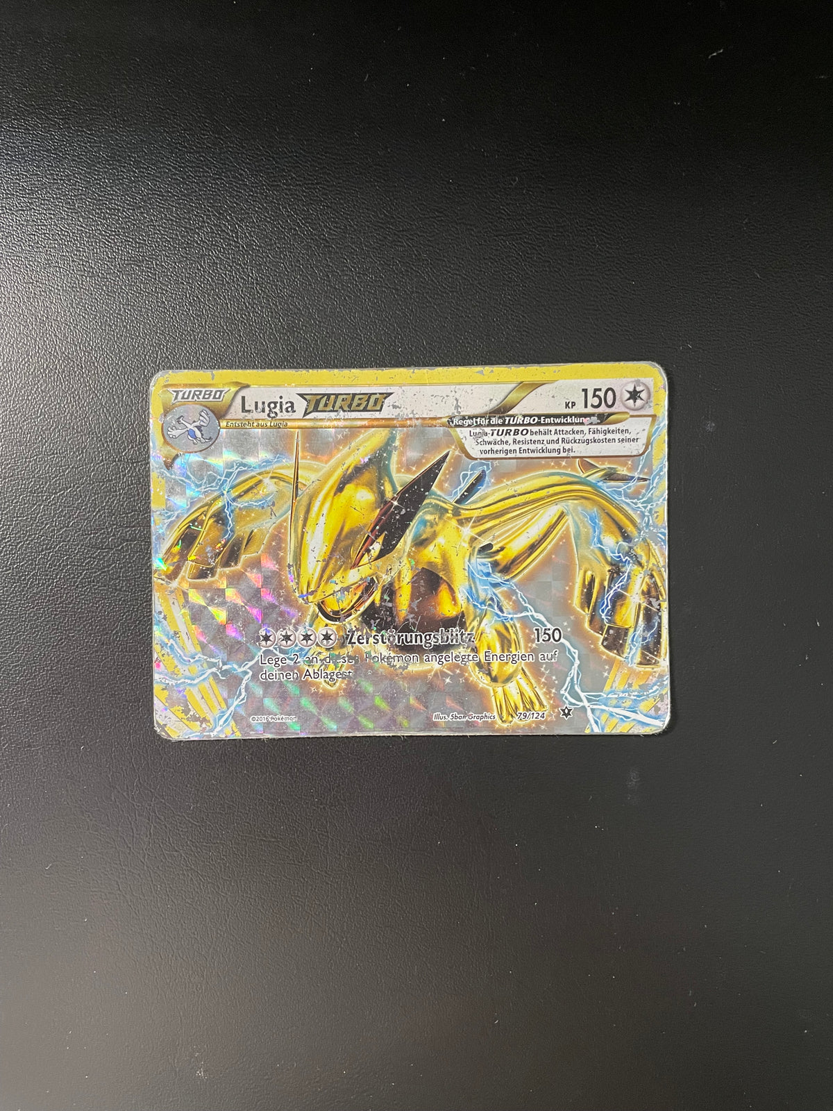 Pokemon Karte Turbo Lugia 79/124 Deutsch
