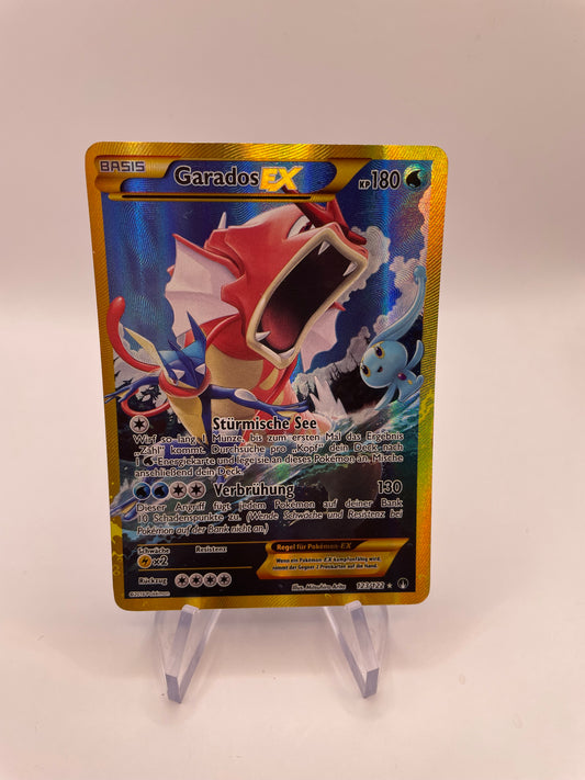 Pokemon Karte Garados EX 123/122 Deutsch