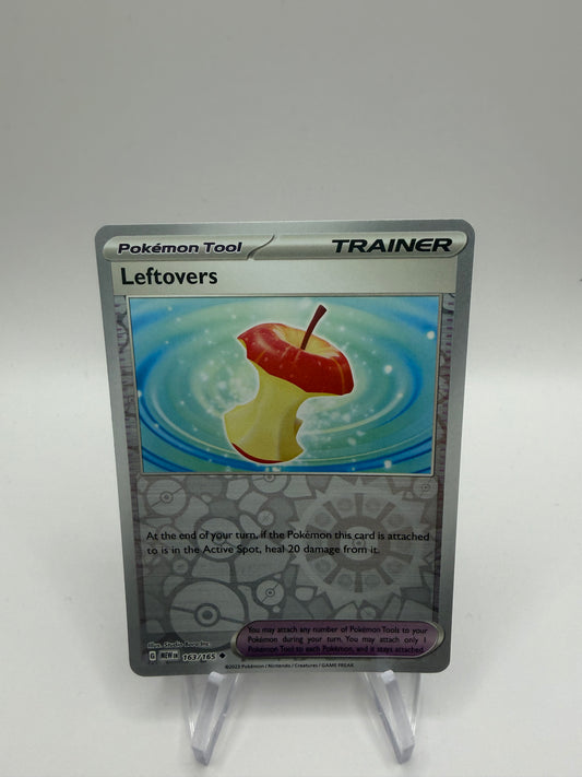 Pokemon Karte Reverse 151 Leftovers 163/165 Englisch