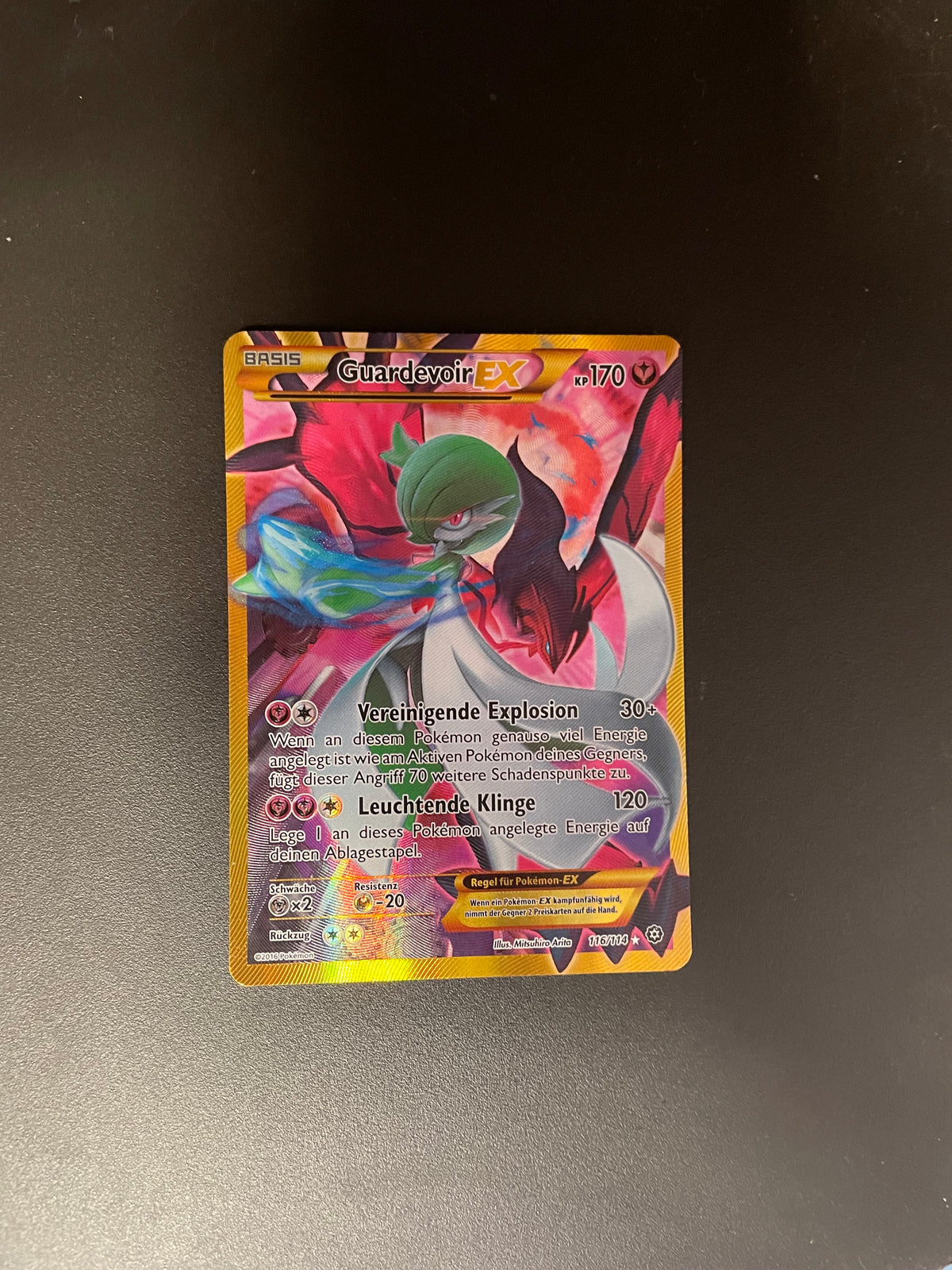 Pokemon Karte EX Guardevoir 116/114 Deutsch