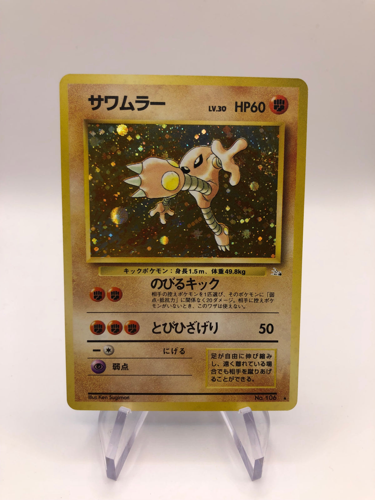 Pokemon Karte Holo Kicklee No.106 Japanische